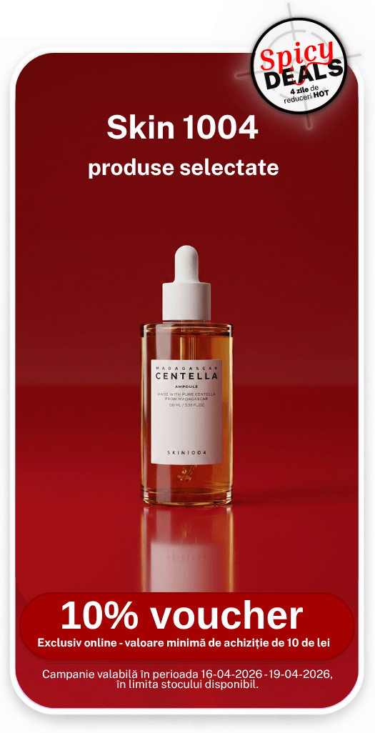 Spicy Deals cu 10% voucher aplicat in cos la Skin 1004